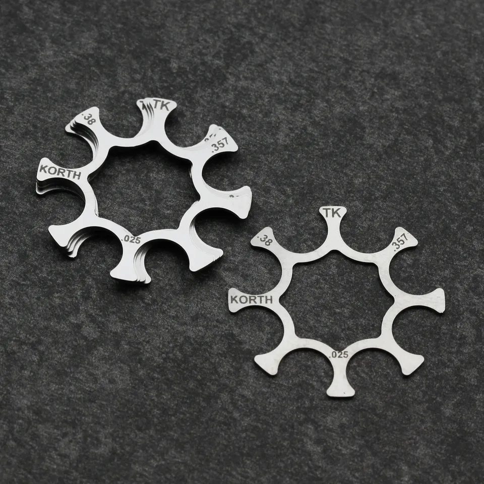 TK Custom Korth NXS 38/357 moon clip 8 colpi acciaio