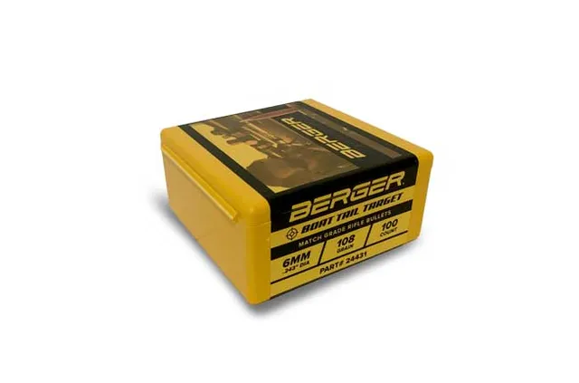 Berger Match BT Target 6mm 108 gr palle 100 pz