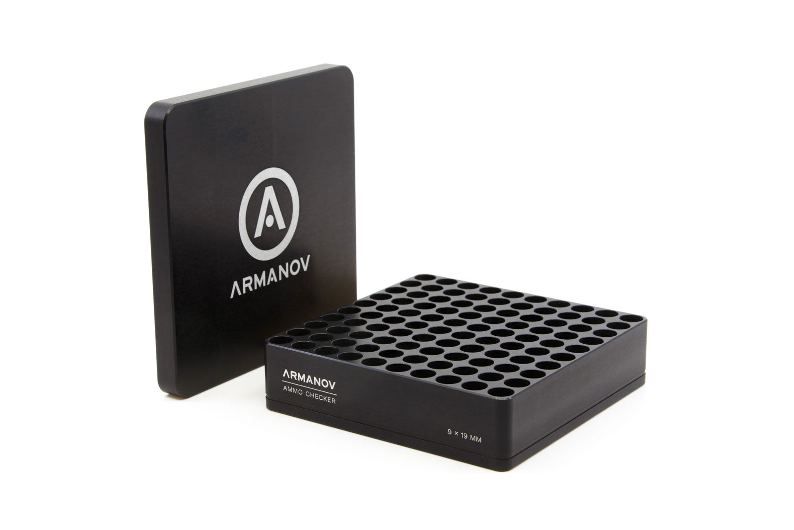 Armanov Ammo Checker 100 colpi con coperchio ribaltabile