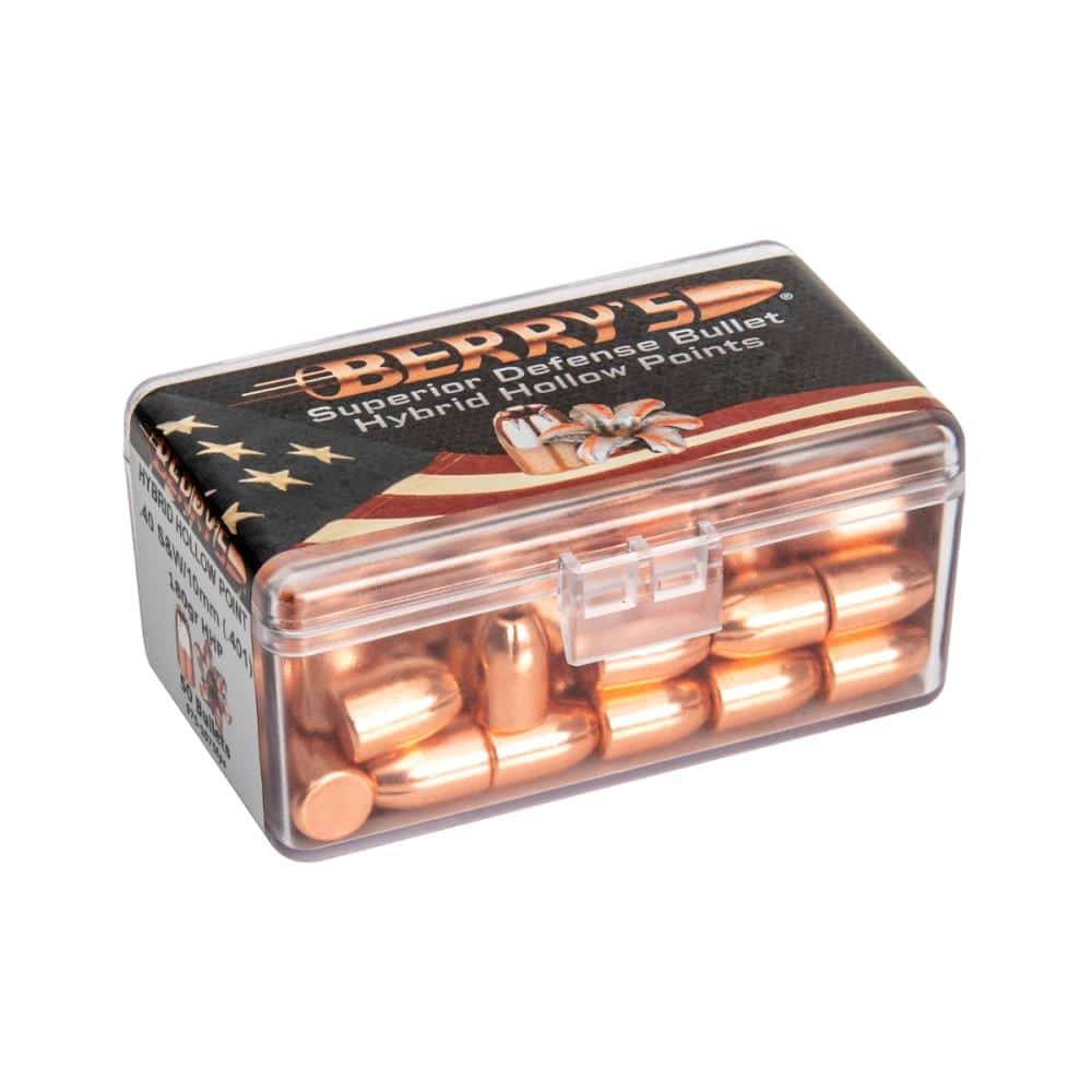 Berry's Hybrid Hollow Point Palle .40 180 gr difesa