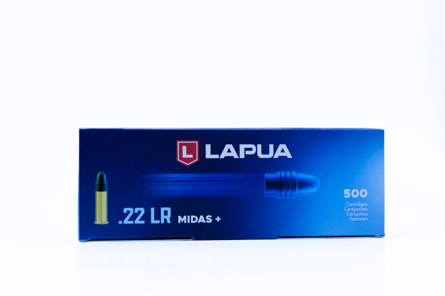 Lapua Midas+ Cartucce 22 LR 500 colpi Subsoniche