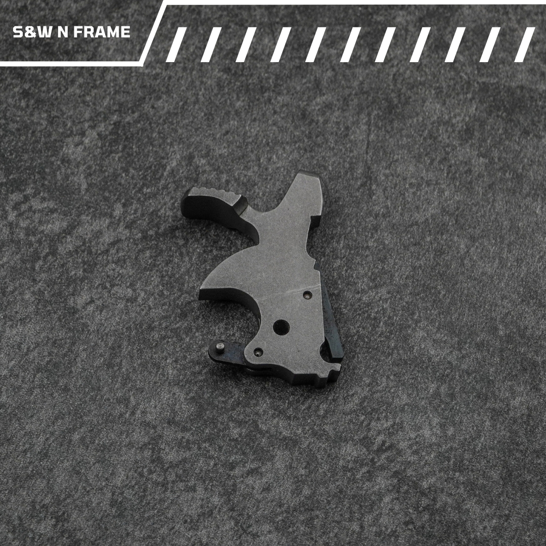 Power Custom Target cane revolver S&W N-Frame checkered