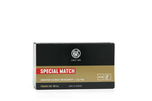 RWS Special Match 22 LR munizioni 500 colpi 40 gr