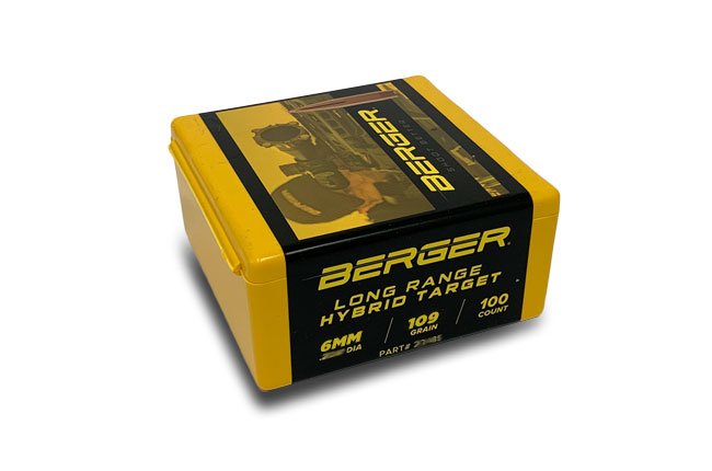 Berger Long Range Hybrid Target 6mm 109 gr palle 100 pz