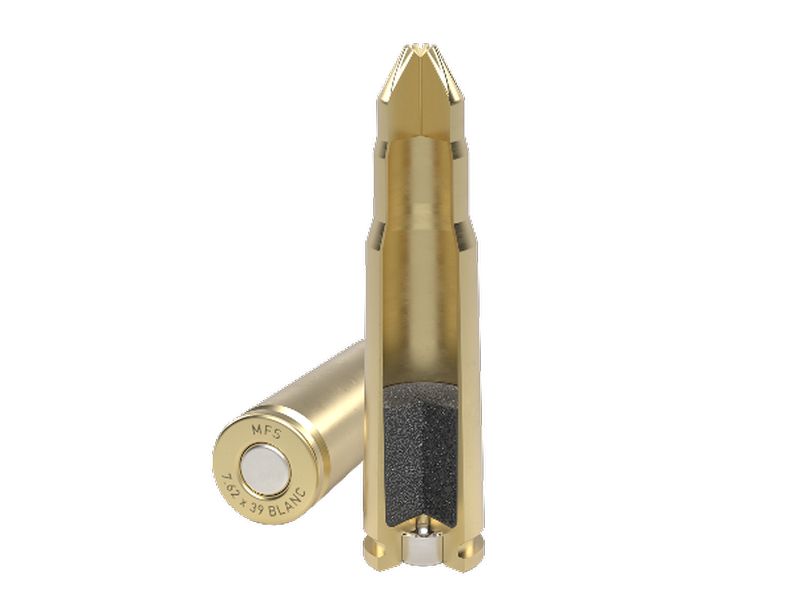 MFS 7,62x39 Blank cartucce a salve militari