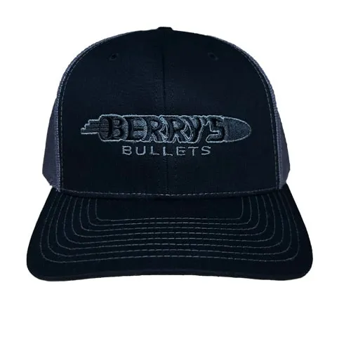 Berry's Logo Hat cappellino snapback nero charcoal cotone
