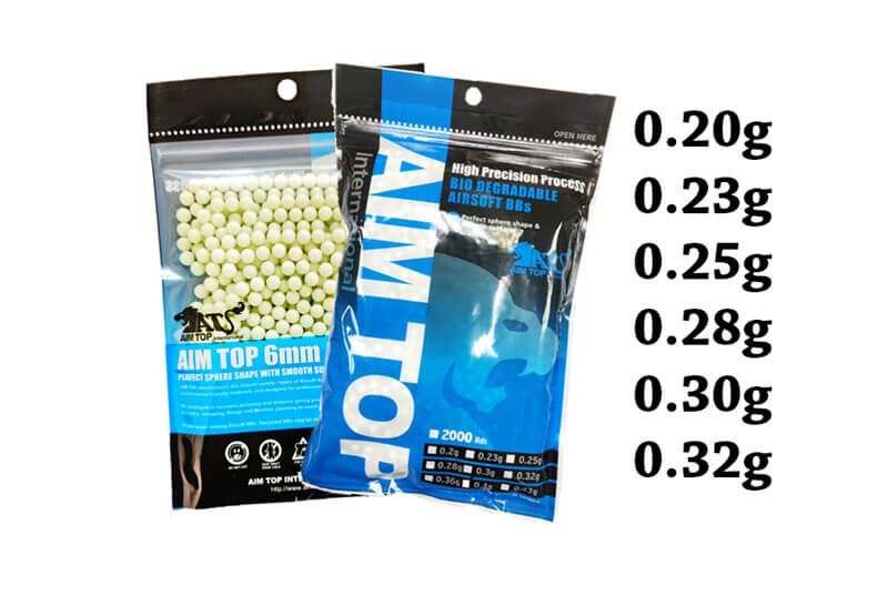Aim Top Tracer Biodegradabili pallini 6mm 2000 colpi