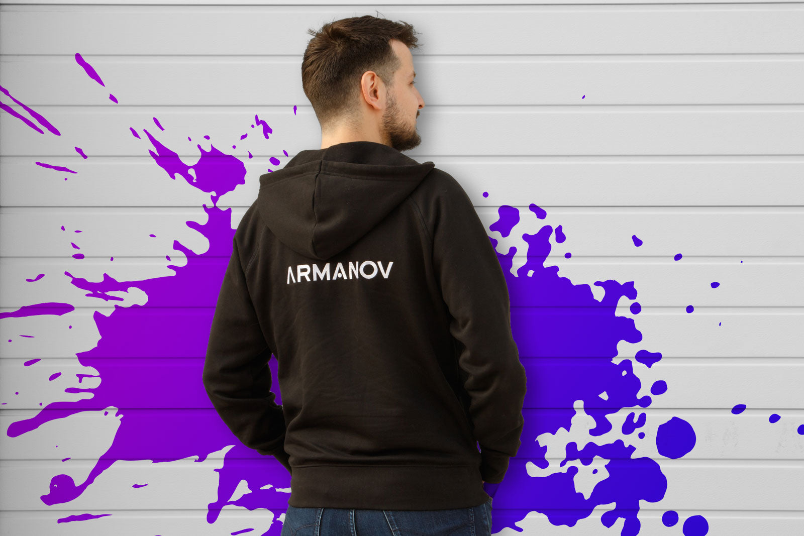 Armanov Hoodie felpa cotone tiro taglie S-XXL uomo donna