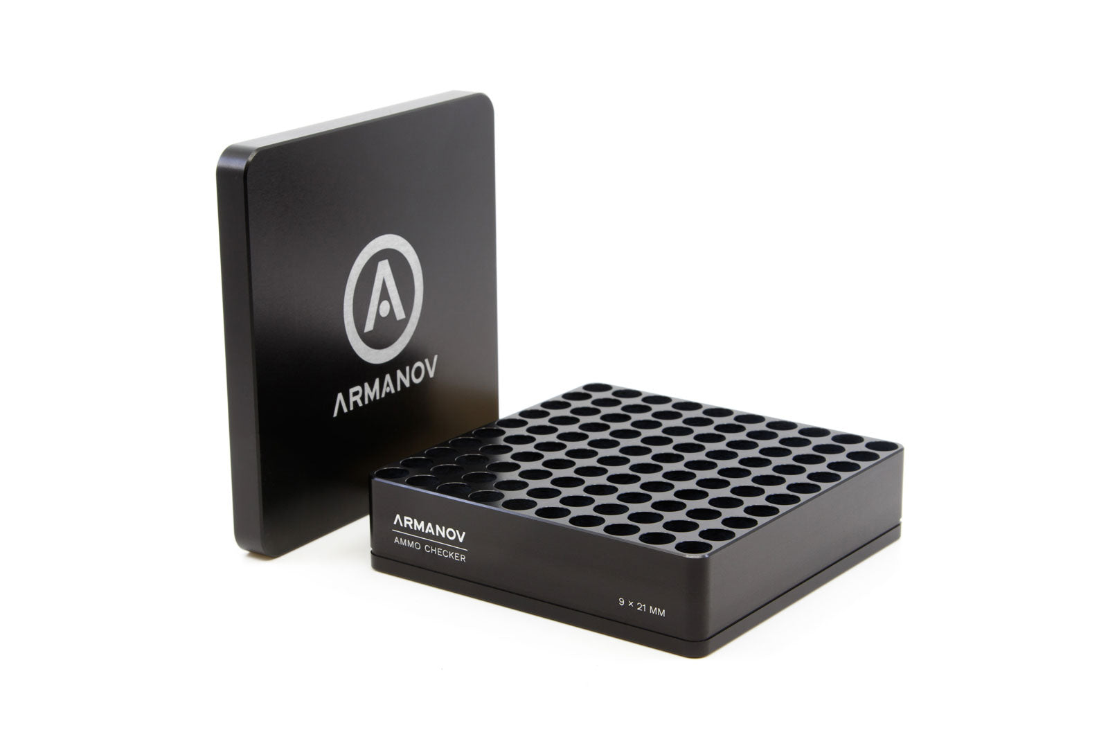 Armanov Ammo Checker 100 colpi con coperchio ribaltabile