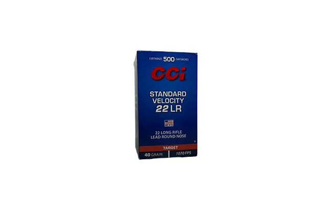 CCI Standard Velocity 22 LR 40 grani cartucce 500 colpi tiro