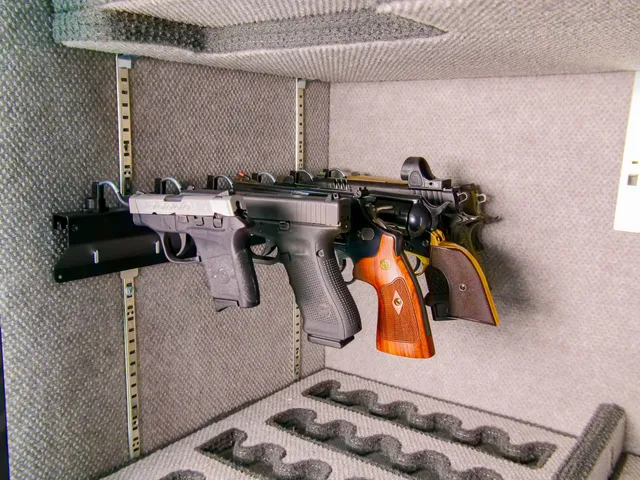 Berry's Gun Safe Pistol Rack rastrelliera pistole girevole