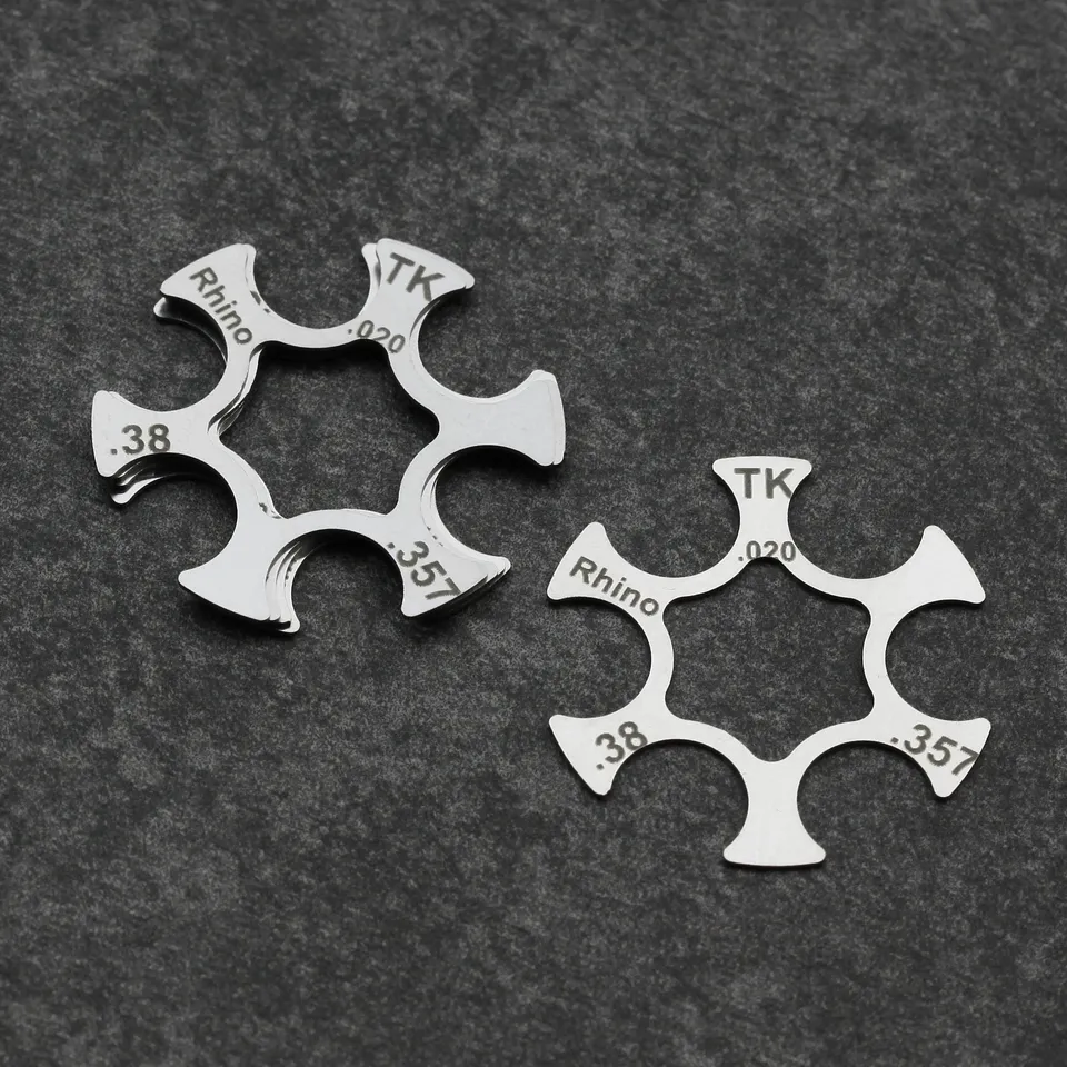 TK Custom Rhino 50DS 60DS moon clip .38/.357 5 pezzi