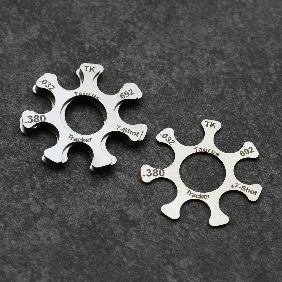 TK Custom Taurus Tracker 692 moon clip 380 7 colpi acciaio