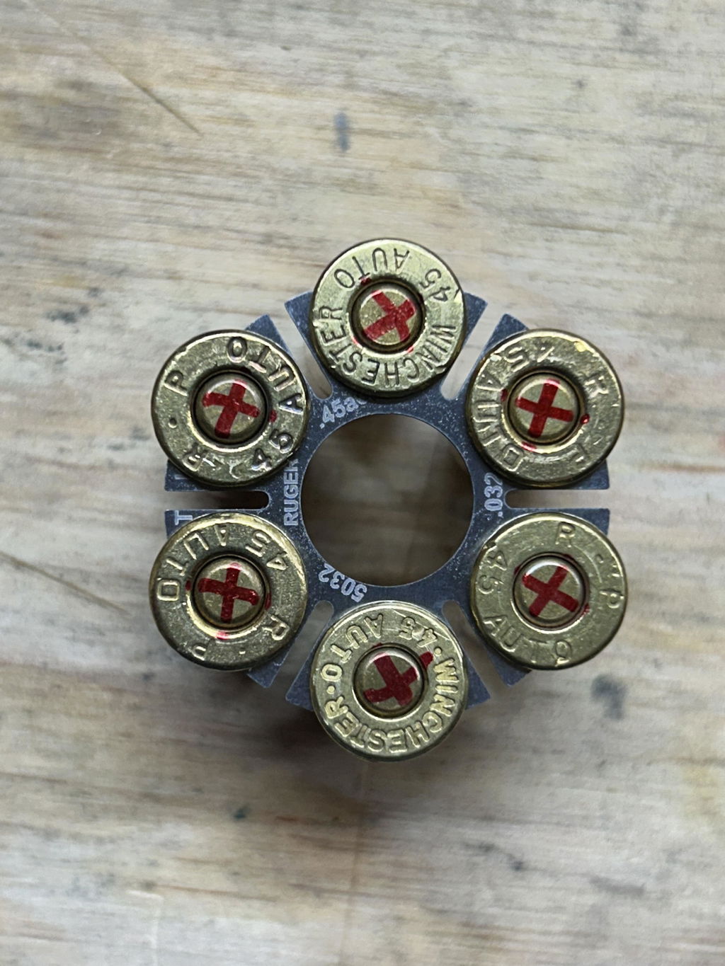 TK Custom 5032 5050 moon clip 45 ACP acciaio