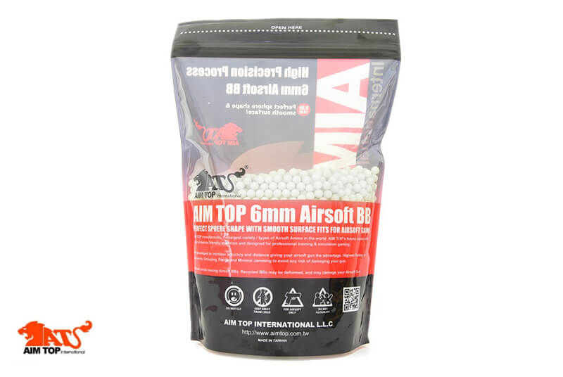 Aim Top 0.20g Precision BBs pallini 6mm 0,20g 5000 pezzi