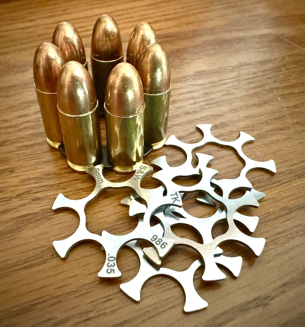 TK Custom 986 moon clip 9mm 7 colpi acciaio