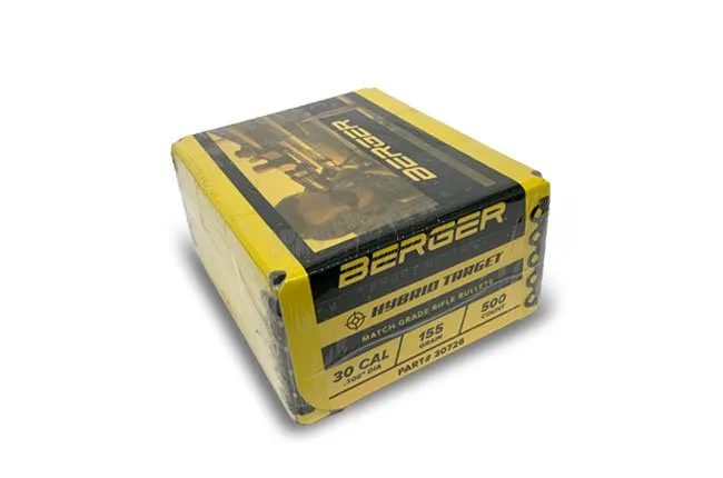 Berger Hybrid Target 30 cal 155 gr palle 500 pz