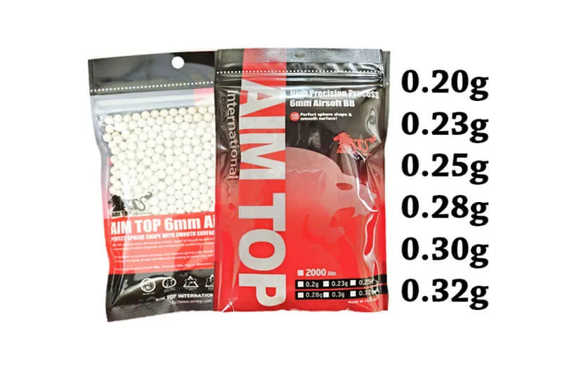 Aim Top Precision pallini softair 2000 colpi 6mm