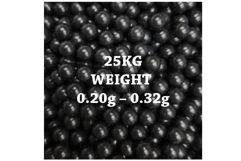 Aim Top Rice Bag Precision pallini 6mm 25kg neri