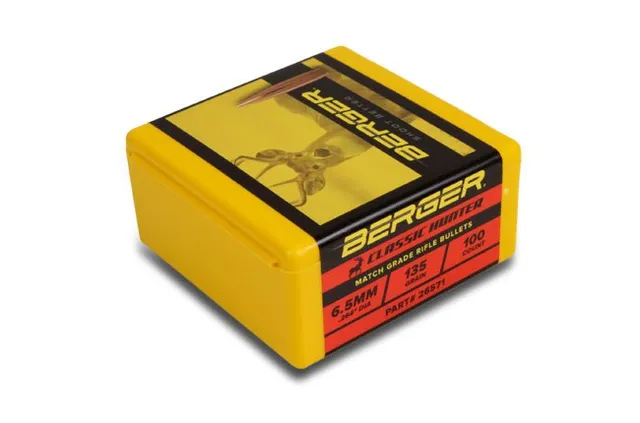 Berger Classic Hunter 135 gr palle calibro 6,5 da 100