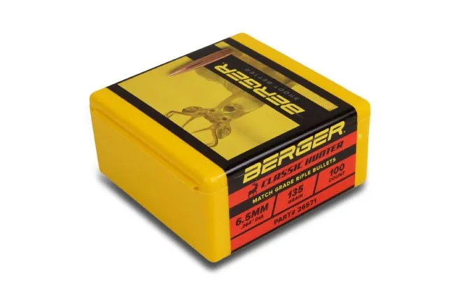 Berger Classic Hunter 135 gr palle calibro 6,5 da 100