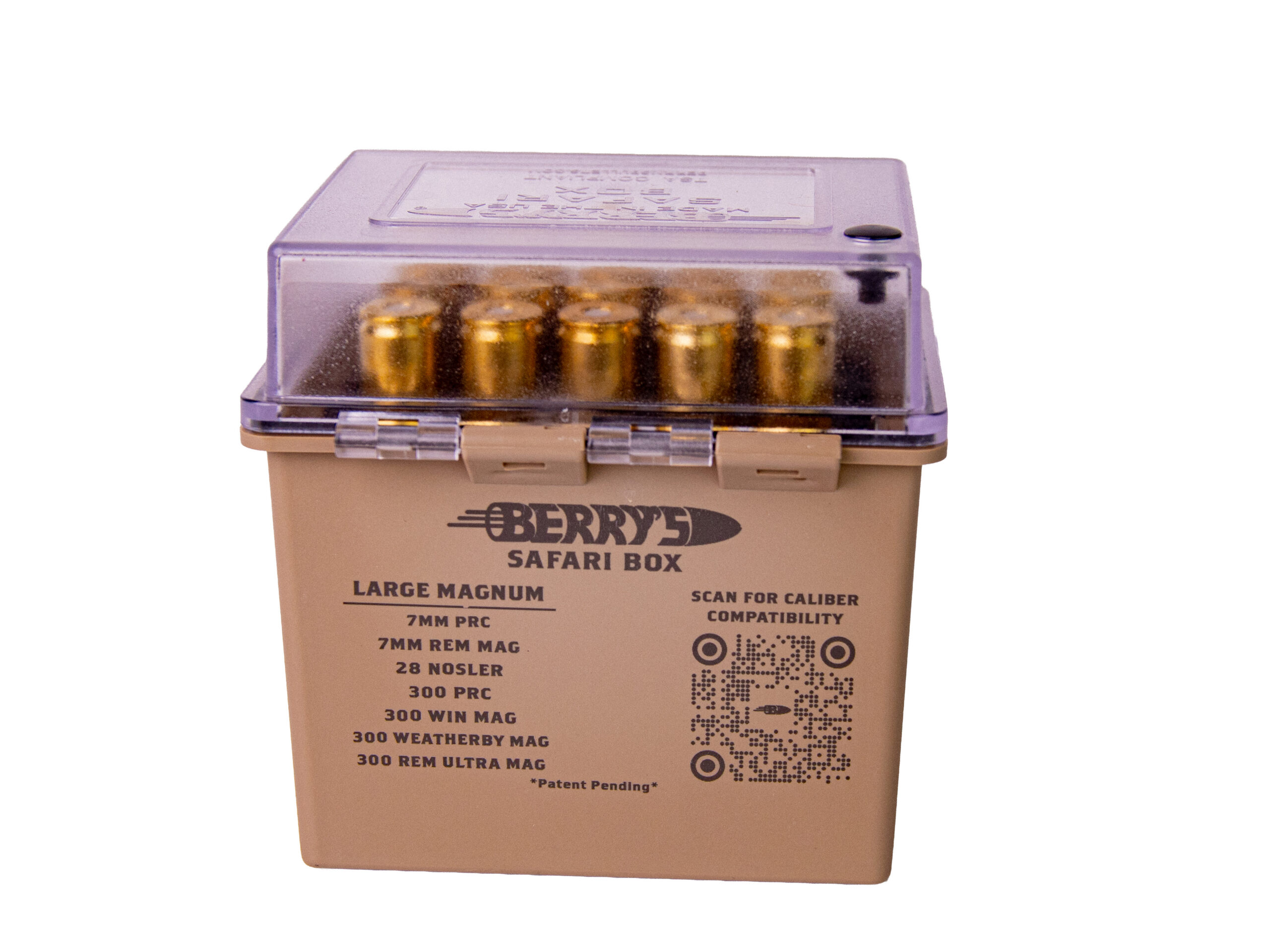 Berry's Safari 20rd scatola portamunizioni Large Rifle ermetica