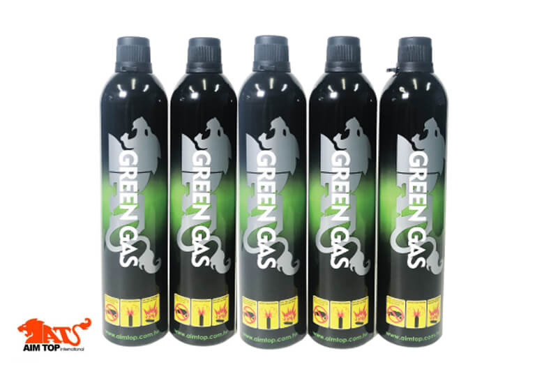 Aim Top Green Gas softair 1100ml con silicone