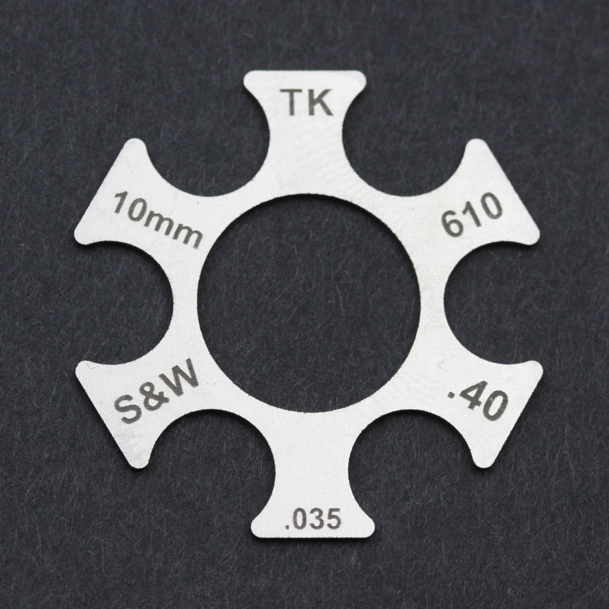 TK Custom S&W 610 moon clip 40 S&W 10mm solida acciaio