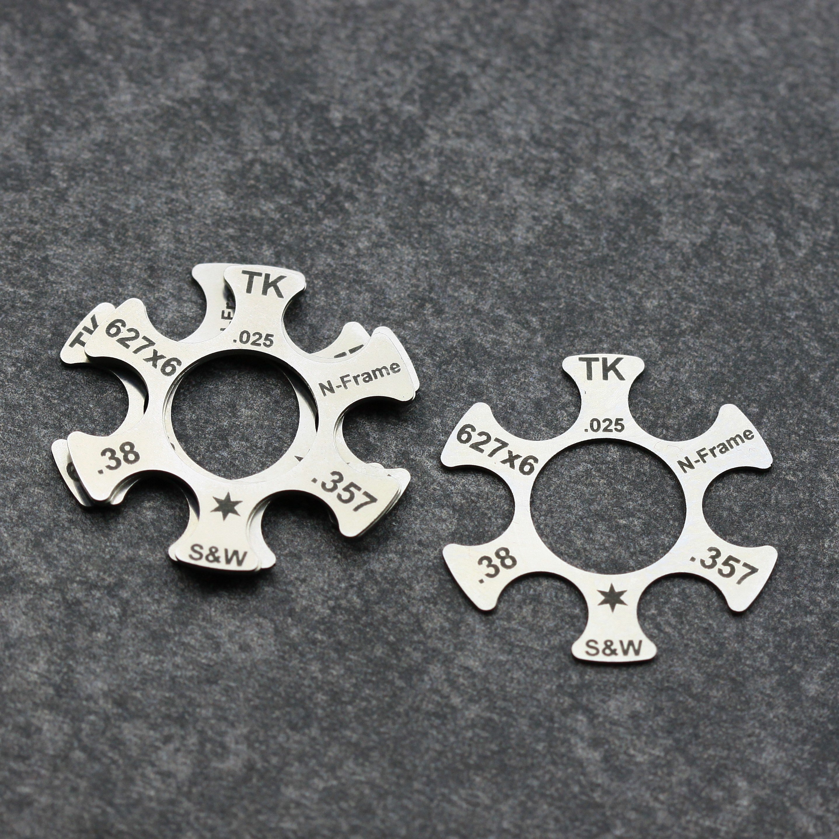 TK Custom 627 moon clip inox 10 pz 38/357 Starline