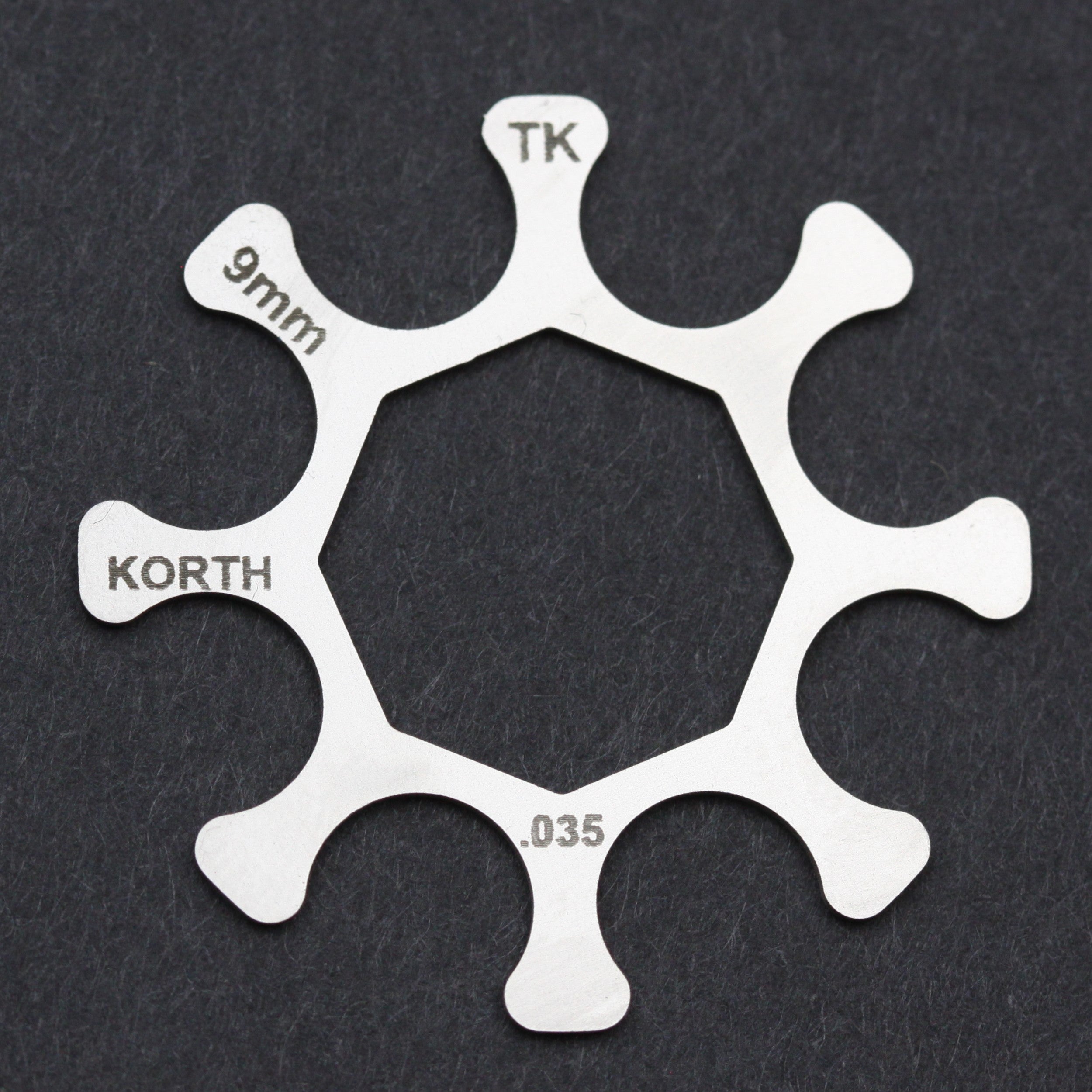 TK Custom Korth NXS moon clip 9mm 8 colpi 3 pezzi