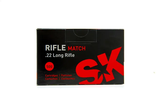 SK Rifle Match 22 LR munizioni 500 colpi 40 gr