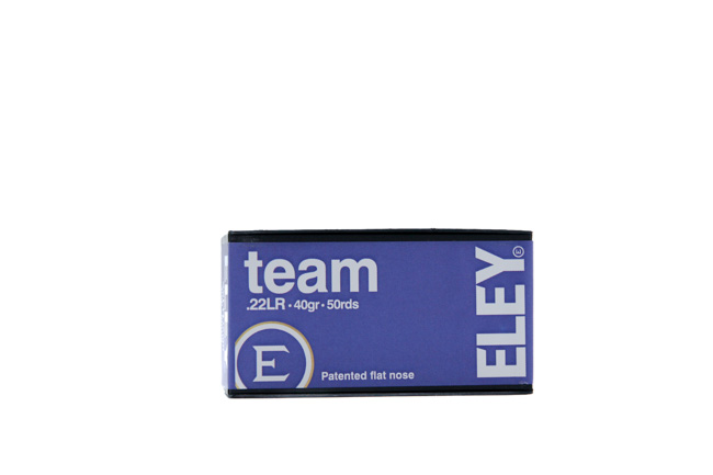Eley Team 22 LR munizioni 500 colpi flat nose