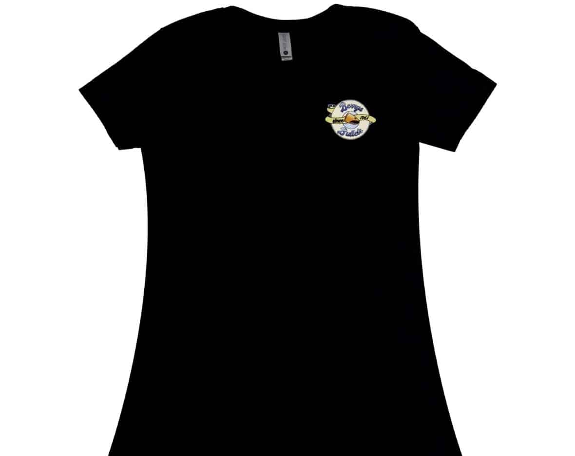 Berry's 1961 Maglietta Donna Nera Logo Vintage