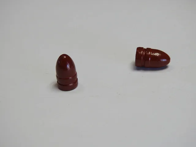 SNS Cast Bullets 9mm 125 gr RN palle rosse 100 pz