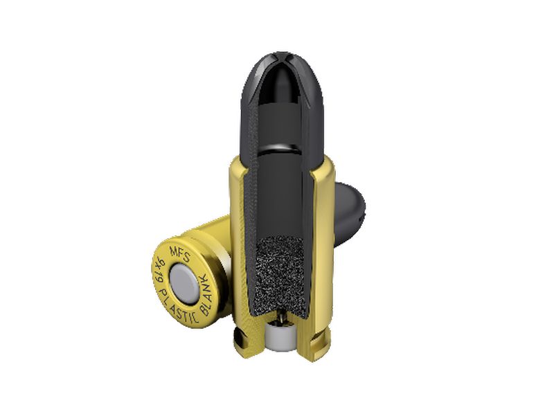 MFS Munizioni 9x19 Luger Blank cartucce a salve