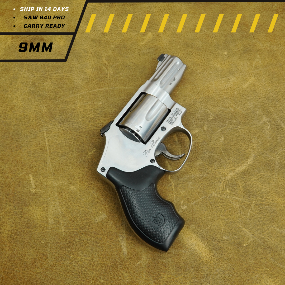 Smith & Wesson 640 Pro Series revolver 9mm 38 357 Masterline