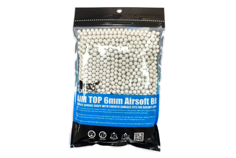 Aim Top Biodegradable pallini bio softair 6mm da 2000