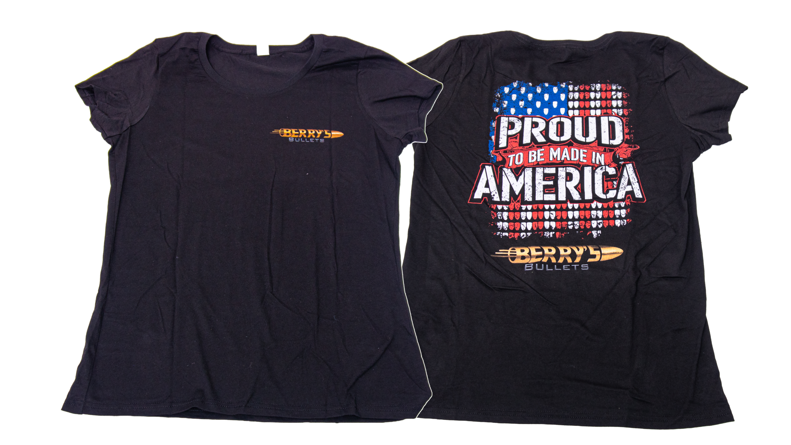 Berry's Proud America maglietta donna nera manica corta