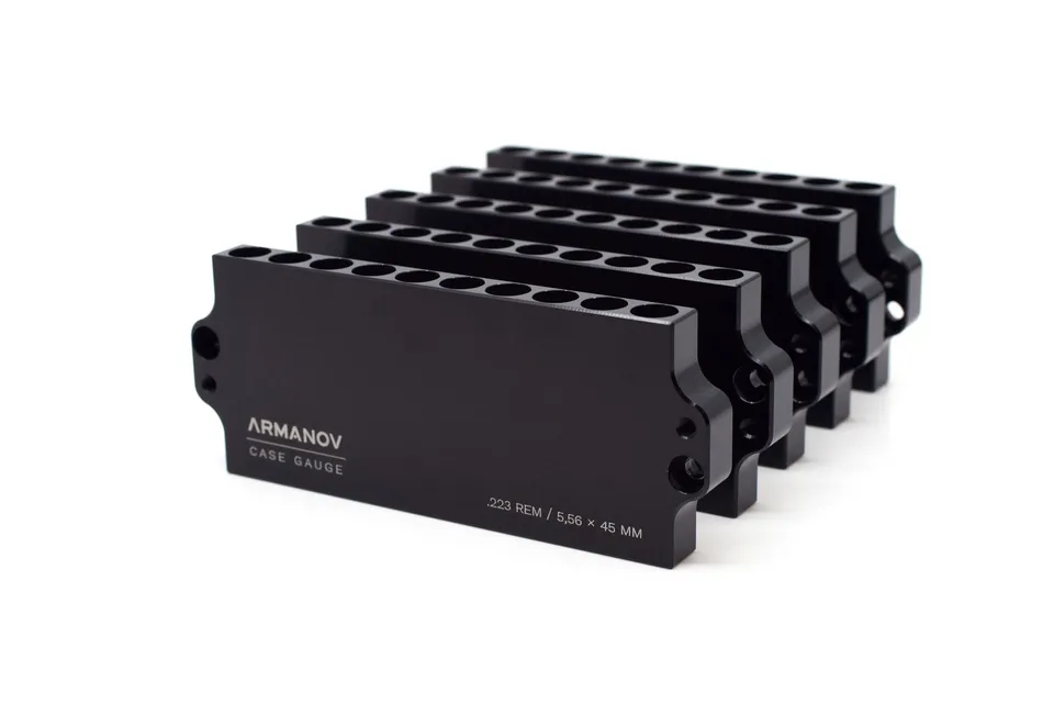 Armanov Rifle Ammo Checker 10 colpi stackable pack 5 pz
