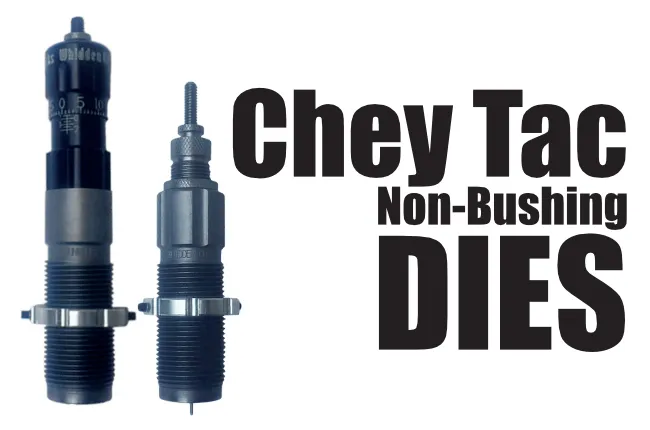 Whidden Chey Tac Non-Bushing die ricarica