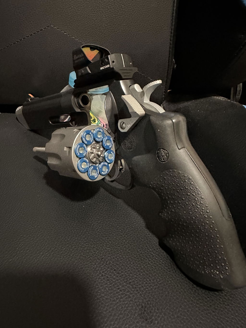 TK Custom Extended Cylinder Release leva revolver S&W K/L/N lunga