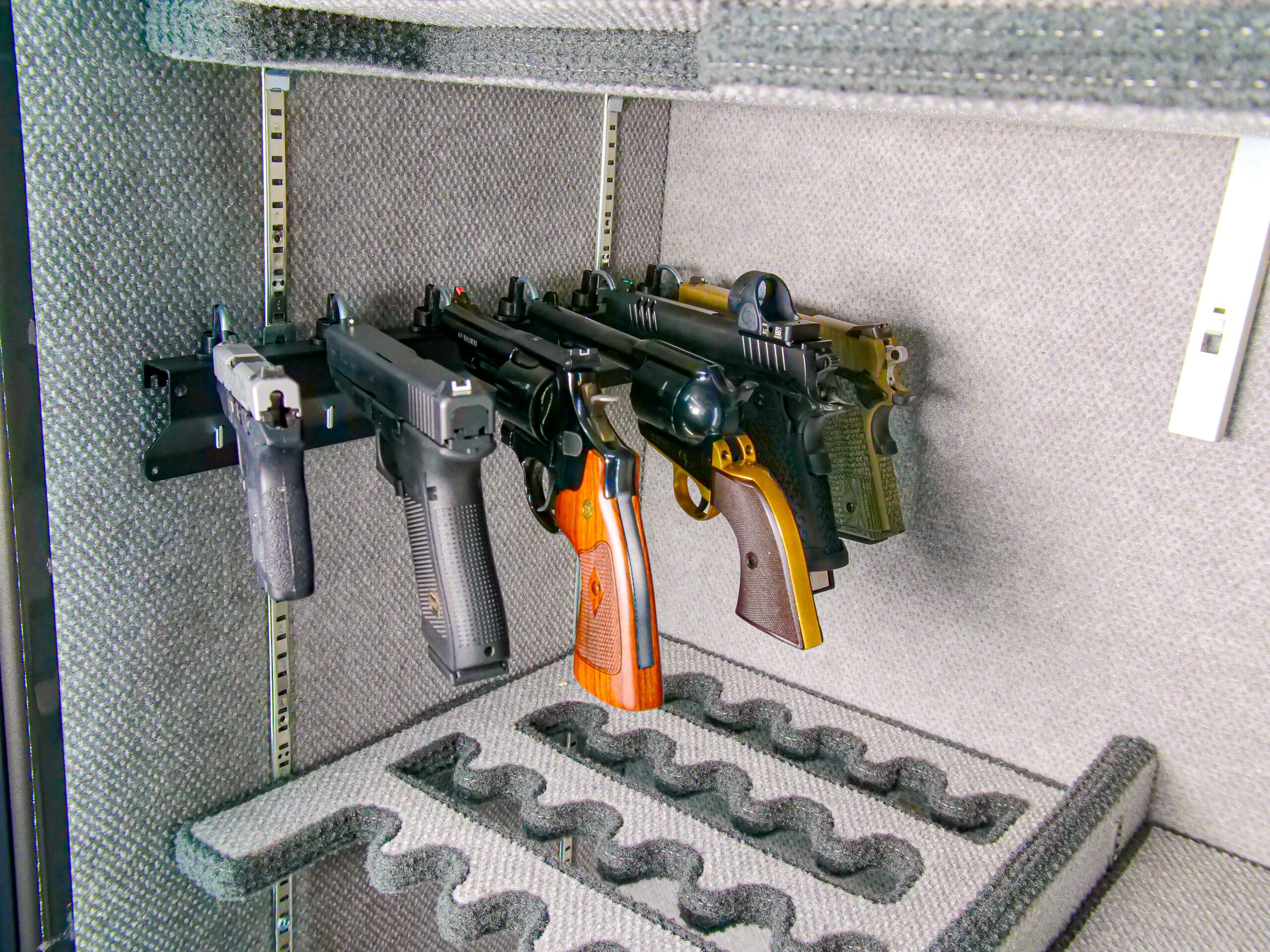 Berry's Gun Safe Pistol Rack rastrelliera pistole girevole