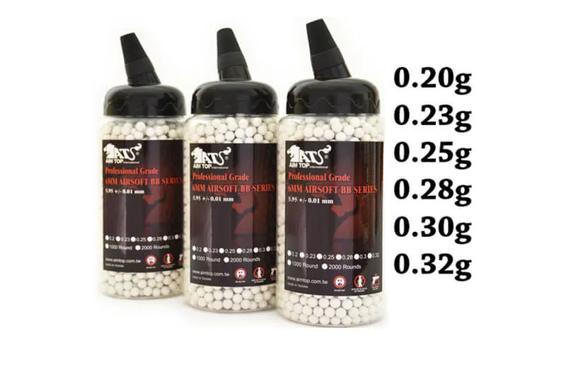 Aim Top Precision pallini softair 6mm da 2000 in flacone