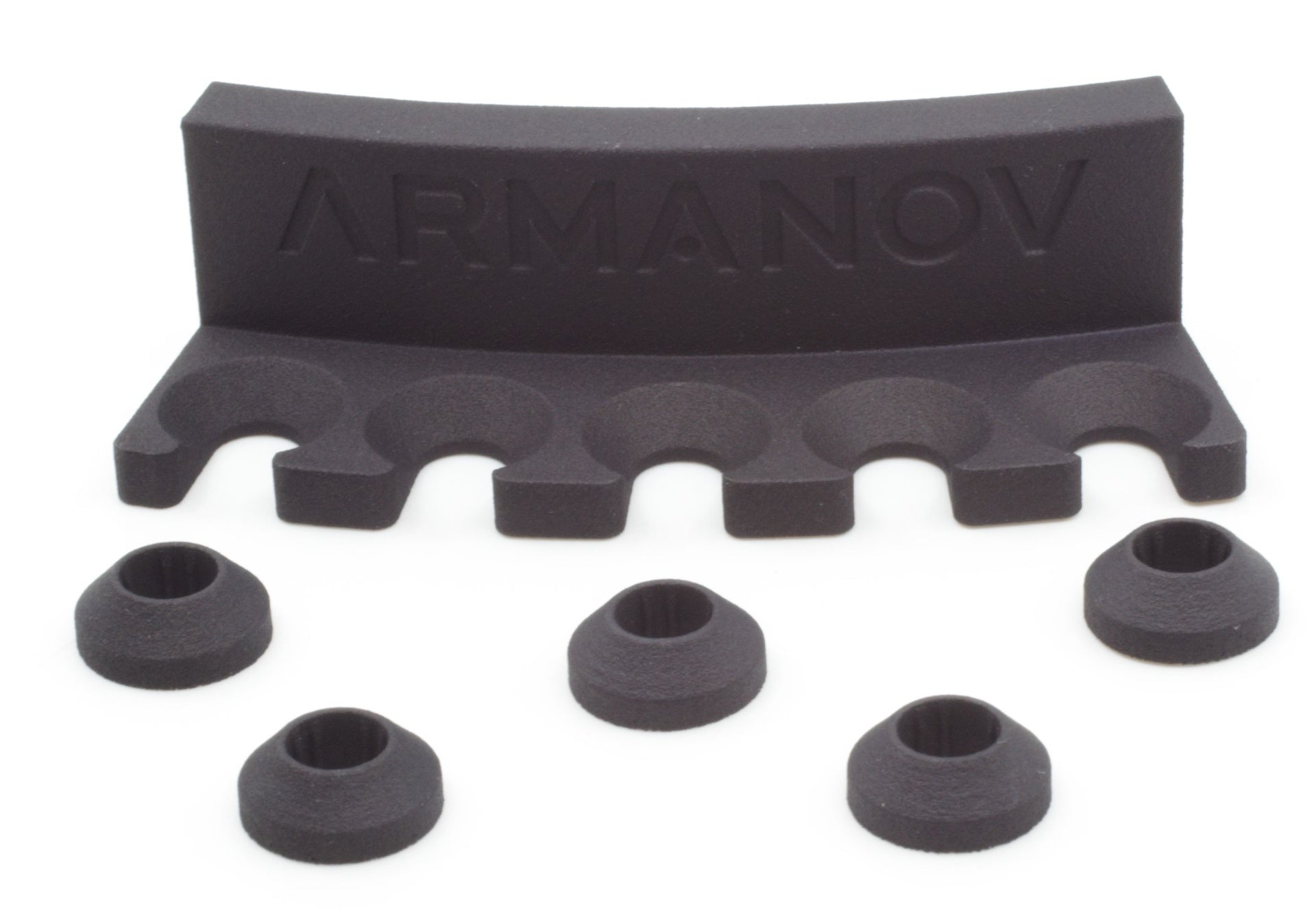 Armanov Primer Tube Rack Case Feeder Attached rastrelliera con 5 collari